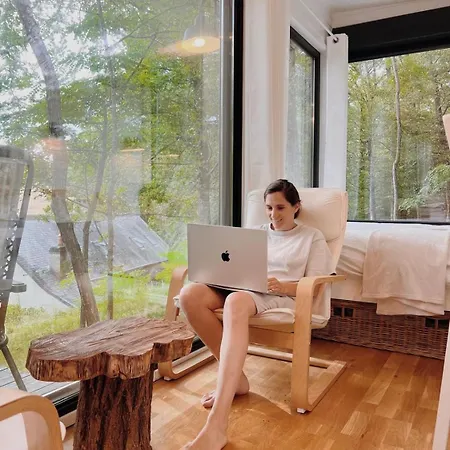 Chalet Tiny House Avec Vue Et Jacuzzi Marcon