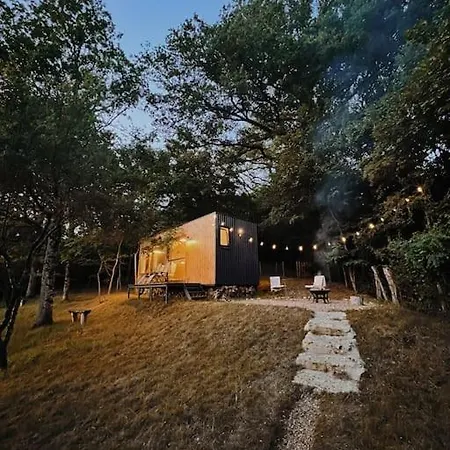 Tiny House Avec Vue Et Jacuzzi 샬레