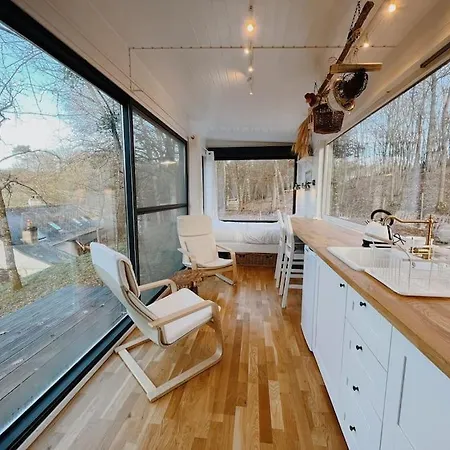 Tiny House Avec Vue Et Jacuzzi Chalet Marcon